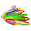 6Pcs Single Hook Sequins Baits Casting Fishing Lures Baits Metal Spoon 6 pieces per box 11