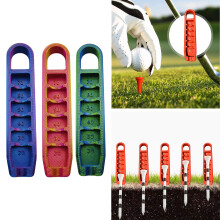 Ergonomic Golf Ball Raiser 3D Printed Ornament Precise Placement Golf Tees Lifter Red Blue