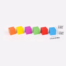 Wood Colorful Cognitive Block Set for Kids Early Educational School Activity Toy
