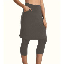 Athletic Skirt Yogas Skirt Leggings Gym Tennis Outfit Suitable for Tennis Running Claret S