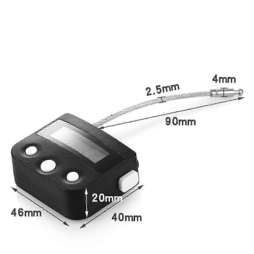 2x Time Lock Electronic Timer Lock Household Temporary Lock Time Lock Electronic Lock Countdown 25-26s szrh21 1