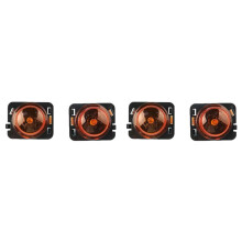 4X Halogen-Seitenmarkierungsleuchte für Kotflügel Vorn, Blinker für JK 07-17, 55077894AD, 55077895AD