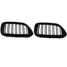 2X Front Bumper Kidney Grille Grill for G30 G31 G38 5 Series 525I with M-Performance Black Double Kidney Grill