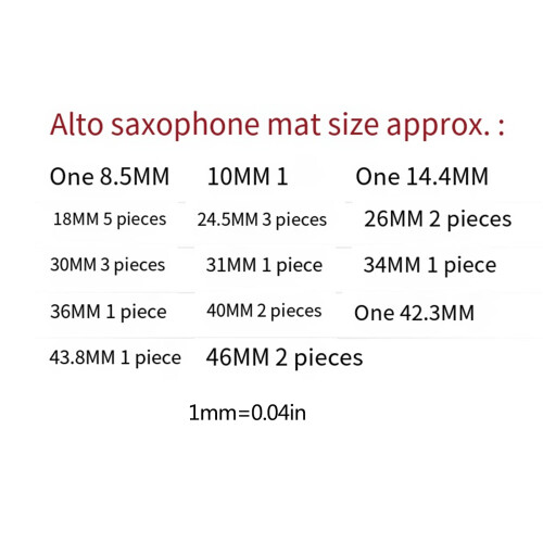 Sax Leather Pads Replacement for Saxophone Part Performances Playing Accessories 2