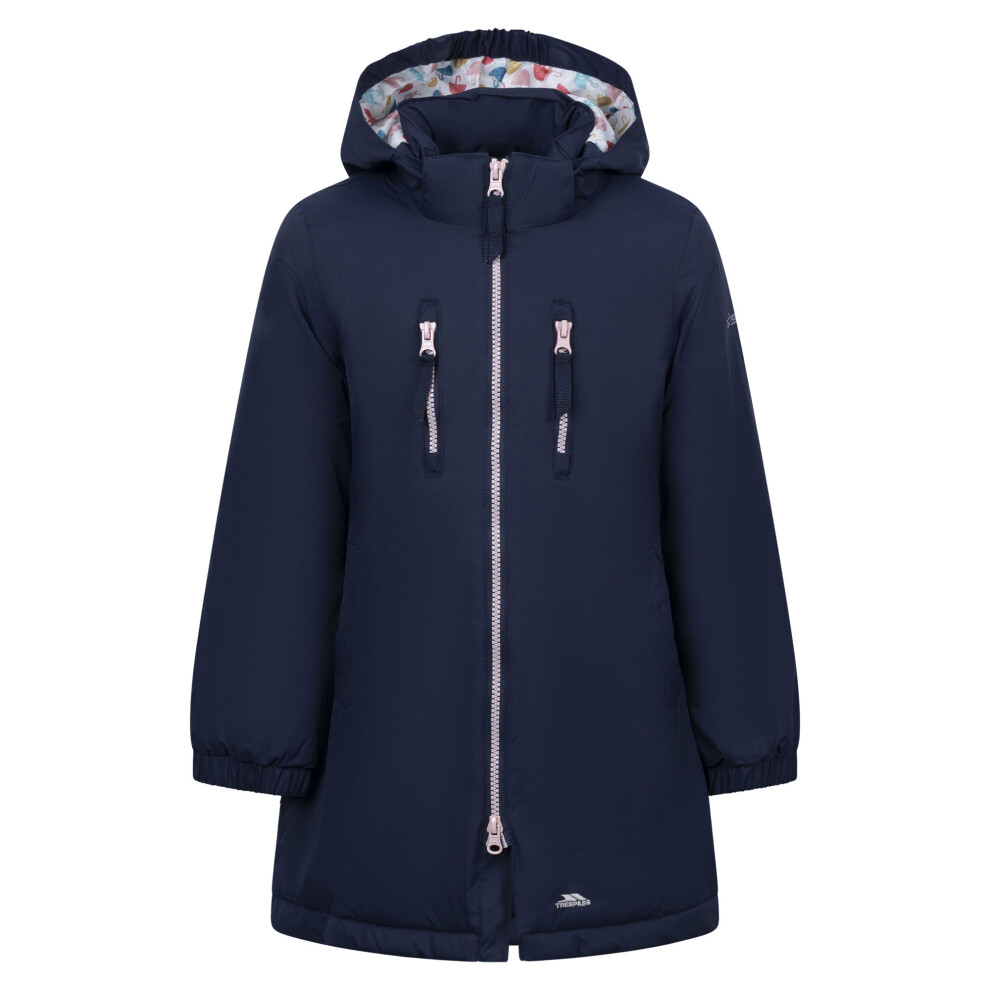 Trespass (9-10 Years, Navy) Girls Marybank Raincoat