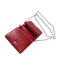 Women Fashion Mini Lipsticks Bag Crossbody Chain PU Leather Coin Purse Wallet Beige