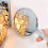 Water Ripples Handheld Mirror Hand Mirror with Handle Cosmetic Mirror Large round size 9