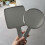 Water Ripples Handheld Mirror Hand Mirror with Handle Cosmetic Mirror Large round size 10