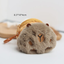 Creative Capybara Plush Coin Pouch Storage Bag Wallet Purse for Easy Carrying  H