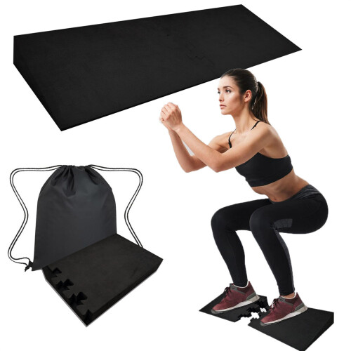 Durability Workout Slant Board Trainer Nonslip Heel Elevated Squat Wedges Block 2