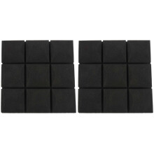 2 Stk 25X25X5 cm Tapete Aufkleber Praktische Akustik Schaum Platte Ton Stop Absorption Schwamm Studio Ktv Wohnzimmer Bar Schalldicht Solide Schwamm 3D