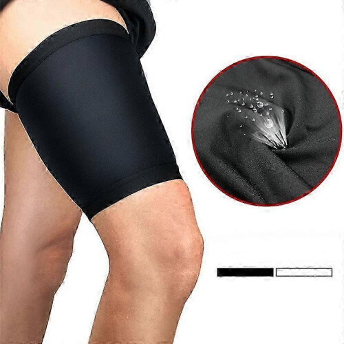 Thigh support brace for athletes - Breathable compression leg sleeve unisex 1