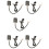 5X for  RAV4  AUX Adapter Handsfree Disc Box Harness with Microphone  Connection Module 1