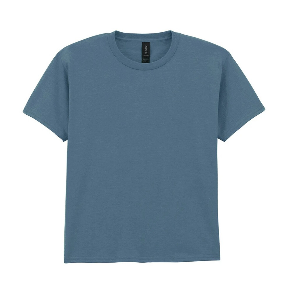 Gildan (9-11 Years, Indigo) Childens/Kids Softstyle Ringspun T-Shirt