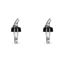 2X 45ml Automatic Measured Bottle Pourer-Quick Shot Spirit Measure Pourer Drinks Wine Cocktail Dispenser Tools White