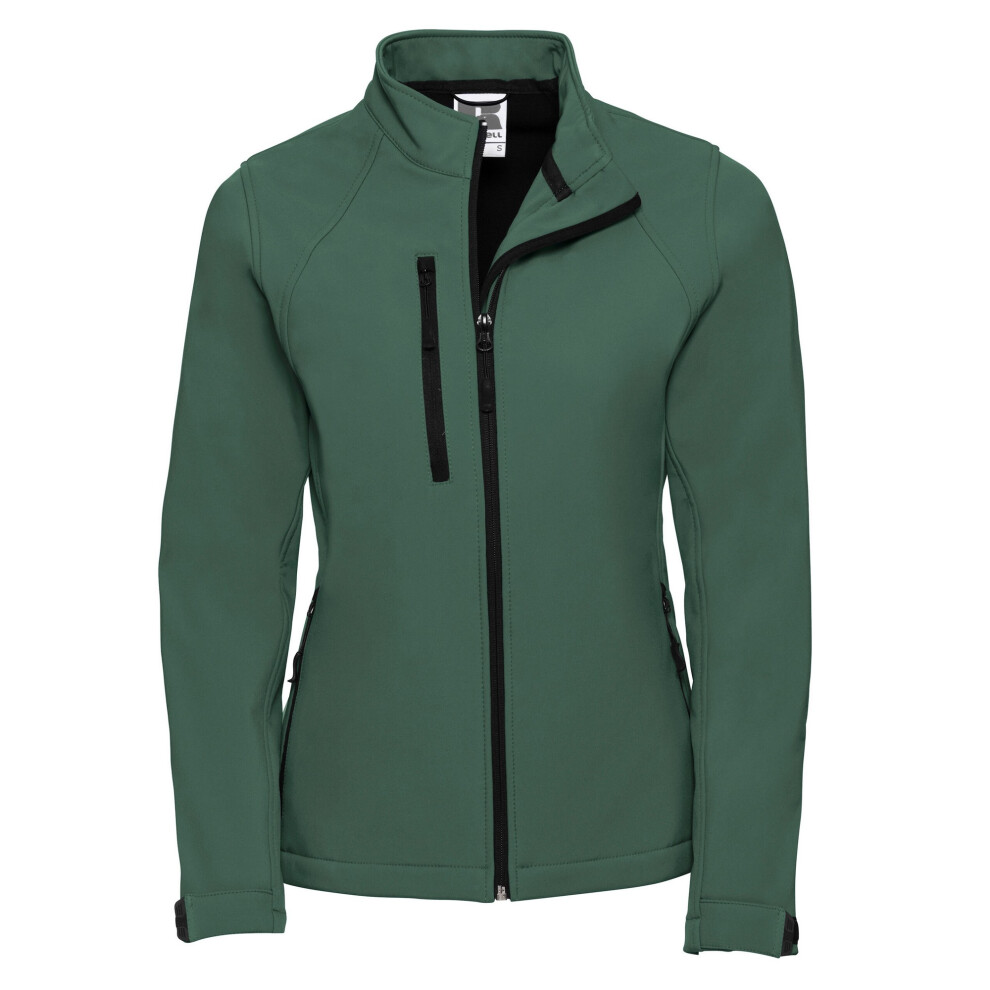 Russell (S, Bottle Green) Womens/Ladies Soft Shell Jacket