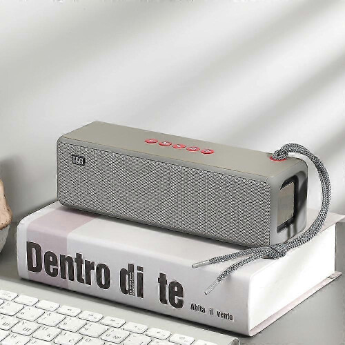 Enceinte Bluetooth TWS avec caisson de basses et câble tressé, compatible USB/AUX/carte TF/FM 2025 1