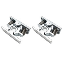 2 Stück Federbelastete Tür Easy Lock Stop Catch Release Clamp Double Roller Catch (Mp-3)