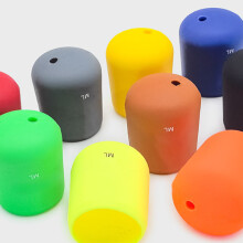 Fishing Rod End Cover Butt Cushions Silicone Rod Bottom Protector Easy to Install Grey L