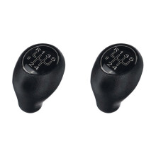 2X 5-Växlad Manuell Bilväxelspaksknopp Växelspak för 504 505 309 205 CTI Silver