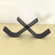 High Quality Acrylic Pucks Display Case Acrylic Triple Hockey Pucks Display Stand White