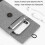 25-26 Baona Waterproof Data Cable Protective Bag, Spec: Large (Gray)_hb 4