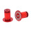 RISK Bicycle Grip Handlebar End Cap Aluminium Lock MTB Mountain Handle Bar Grip End PlugRed 3