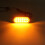 12 LED Strobe Warning Light, 2W Emergency Flash Beacon with 17 Modes, 3 Wire Design, 90cm Cable, White Housing 5