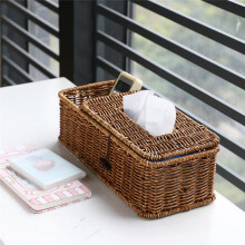 Paper Holder Dispenser Retro Style Paper Storage Rack Tissue Box for Office Hotel Washroom Livingroom Housewarming,S