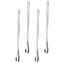 juegos de cucharas de acero inoxidable para café, batidor, cuchara para té, cucharas de mango largo para remover sopas y café, cuchara para