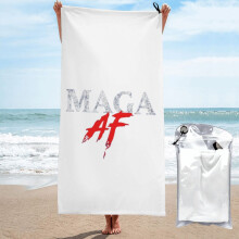 Toalha de praia "We The People Maga Af Independence Day" em microfibra, macia, ideal para banho, praia, desfiles, natação e ioga. Perfeita para