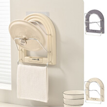 Jacenvly Home Decor Liquidación - Estante de pared para tapas de ollas compatible con cocina, sin necesidad de perforar, estante multifuncional para