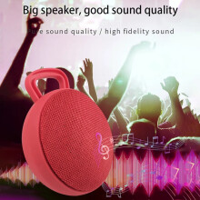 SUSUchens Q10 Boxă wireless portabilă, design mini, pânză, multifuncțională, elegantă, compatibilă cu Bluetooth, 5.2, difuzor pentru