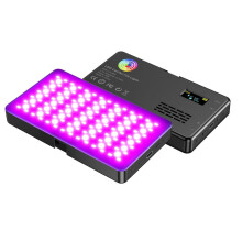 RGB Fullfarge Direktesending Skjønnhetsbelysningslampe Firkantet Lommelys Fotografi Fullfarge LED Ladelys