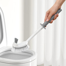Ywuzuh Toilet Brush Toolet Brush Long Handle Toilet Brushes for Bathroom-space Saving Covered Brush, Durable, Deep Cleaning