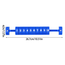 2Pcs Table Football Counter Indicator Plastic Football Scoring Counters Red