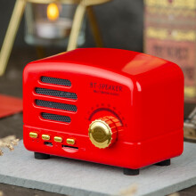 Bezdrôtový stereofónny retro reproduktor Jacenvly BT01, prenosný Bluetooth vintage s hlasným zvukom, silnými basmi, prijímaním hovorov, FM
