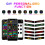Ultra-Thin Waterproof Flexible LED Matrix Display Screen Set, 2 Pack 16 x 32 USB Car Light Panels for Windscreen Display 4