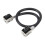 2 Pack Universal D3 HID Socket Adapter Cables with Bulb Wire Connectors, Replacement Headlight Wiring Harness, Black 4
