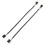 2 Universal D3 HID Socket Adapter Cables, Bulb Wire Connectors for Headlight Conversion, Durable Replacement Wiring Set 2