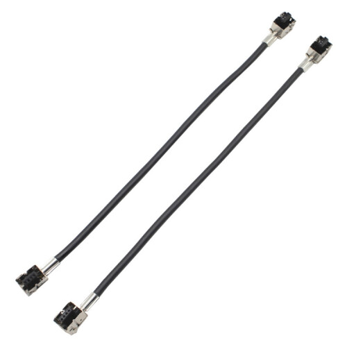 2 Universal D3 HID Socket Adapter Cables, Bulb Wire Connectors for Headlight Conversion, Durable Replacement Wiring Set 1