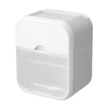 Wall Mounted Tissue Box with Drawer, Plastic Toilet Paper Holder Box, No Punching Waterproof Paper Towel Storage Box