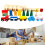 Creative Adventure Carriage Track Building Set for Kids Fun Interactive Toy 4