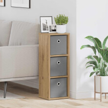 vidaXL Sideboard with Drawer Artisan Oak 25.5 x 22 x 69.5 cm