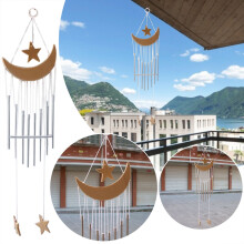 WinysinMoon Star Series Zvonkohra Ornament Narozeninový dárek Dřevěný Víceúčelový Zvonkohra Pokoj Ložnice Dveře A Okna Balkon Přívěsek