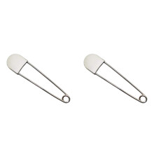 Grandes épingles à linge de 7,6 cm (3 pouces) en acier inoxydable, grandes épingles argentées très résistantes, épingles extra-larges pour