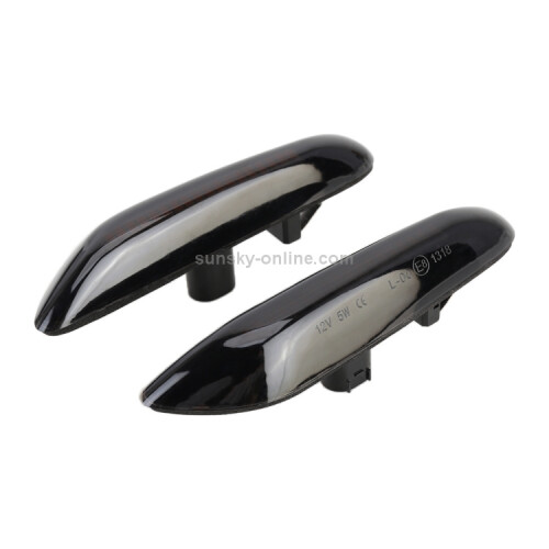 2 Pack Car LED Dynamic Side Indicator Lights, Flowing Amber Turn Signal Repeaters, 12V 5W Replacement Side Markers 1
