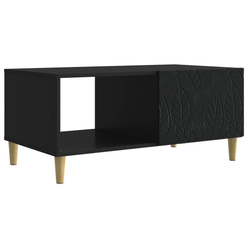 VidaXL vidaXL Coffee Table Black 90 x 50 x 40 cm Engineered Wood