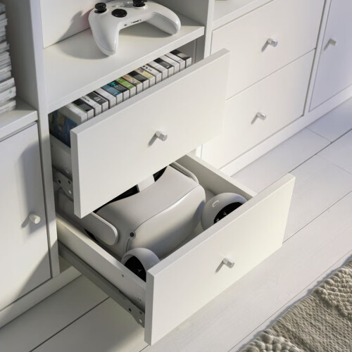 IKEA KALLAX 25 Cube Unit with 10 Inserts 182x182 1