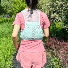 Adjustable Running Phone Holder Vest Unisex Reflective Vest Water Bladder Pack Green